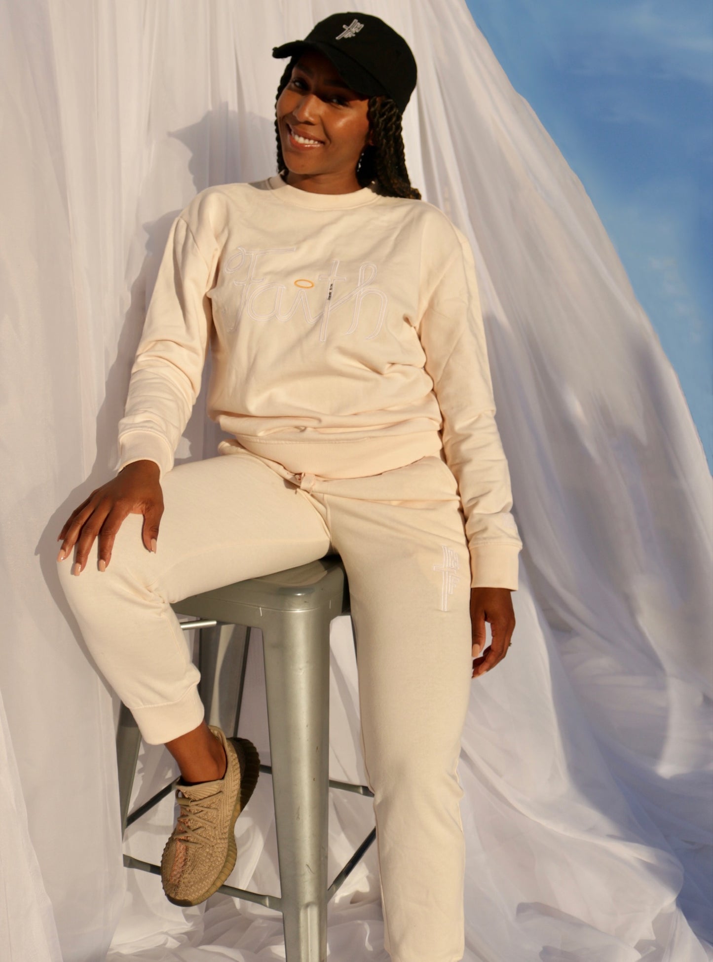 HALO IVORY JOGGERS
