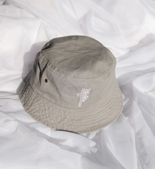 GRAY BUCKET HAT