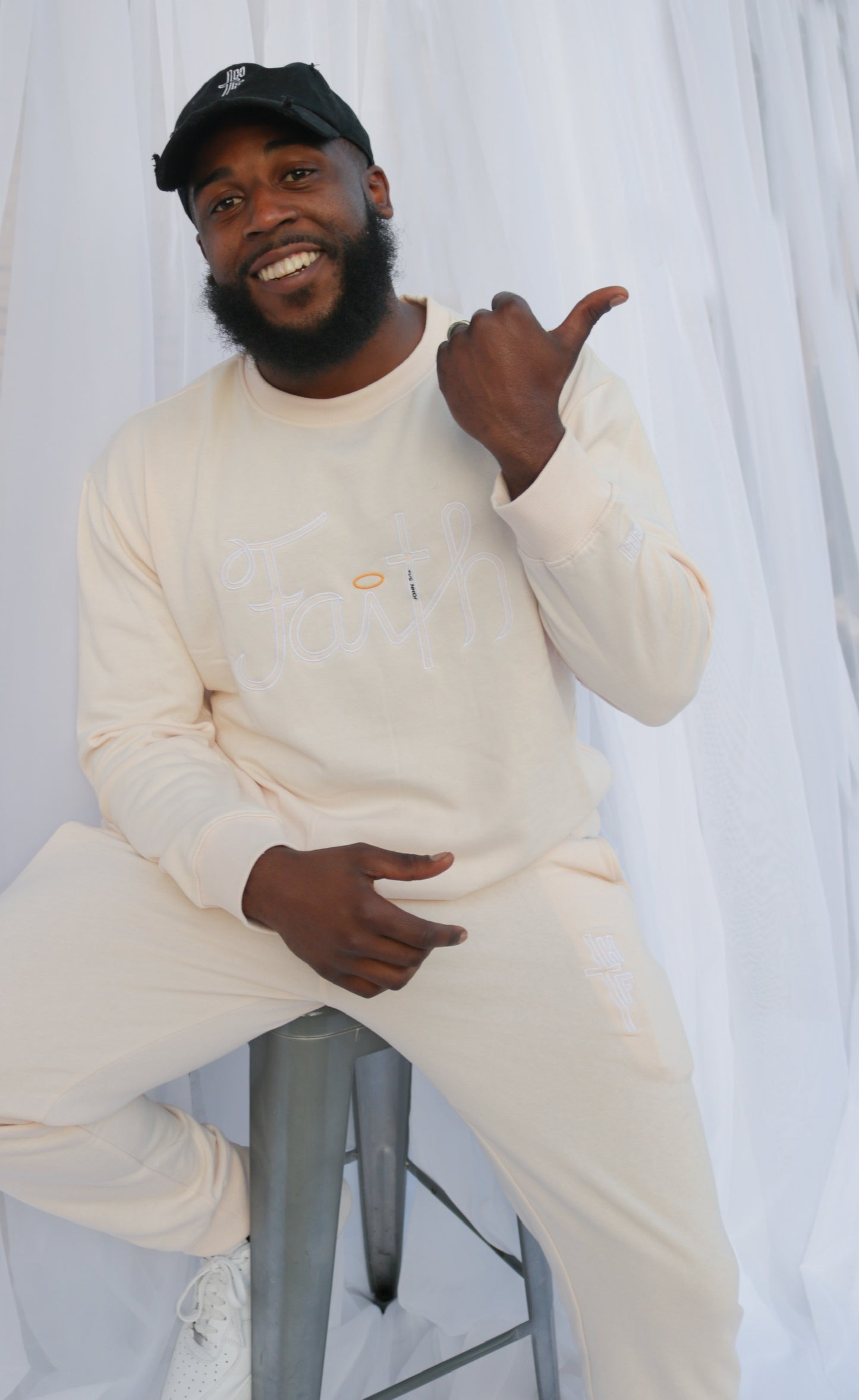 HALO IVORY CREWNECK