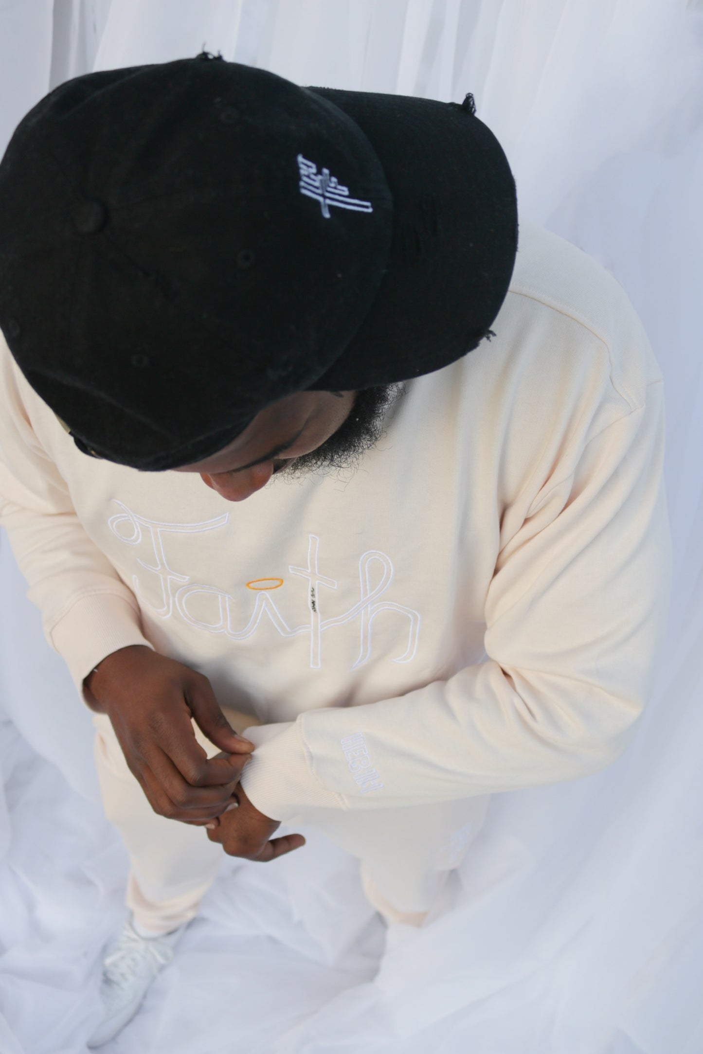 HALO IVORY CREWNECK