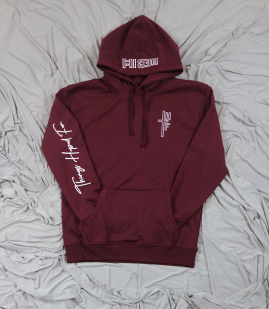 BURGUNDY HOODIE