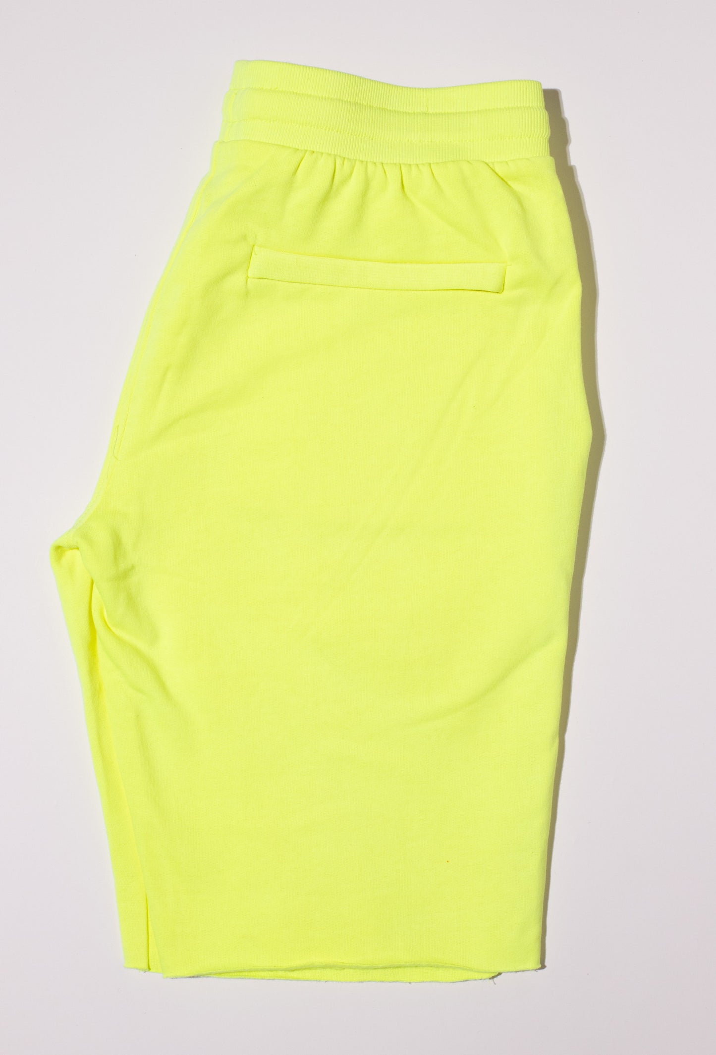 SAFETY GREEN SWEATSHORTS